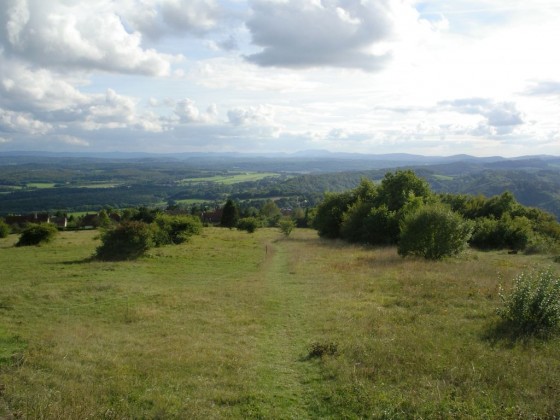 Du belvédère de la vue des Alpes.