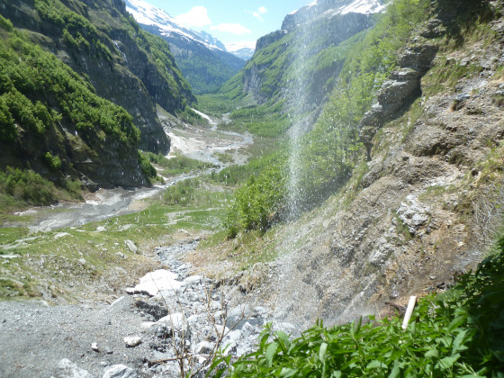 Du Bout du Monde, vue sur la vallée.
