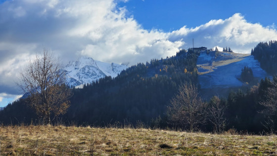 Du chalet de Parmis, vue sur la pointe de Beauregard