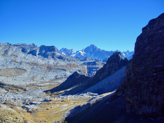 Du Col de la Portette, versant est :