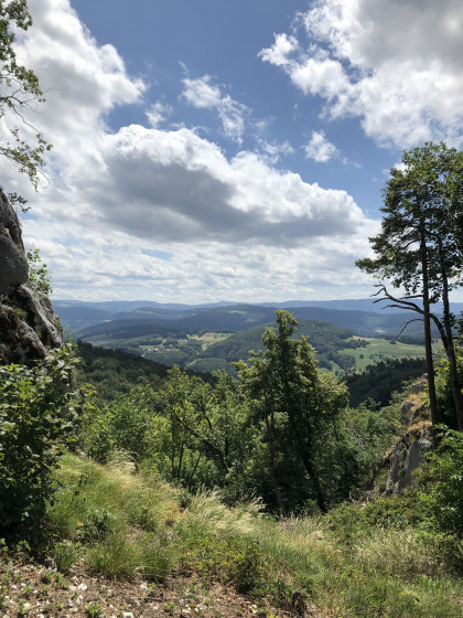 Du haut de la crête