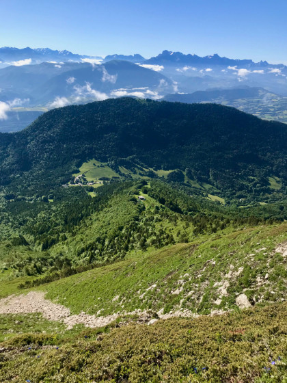 Du pied de la falaise :