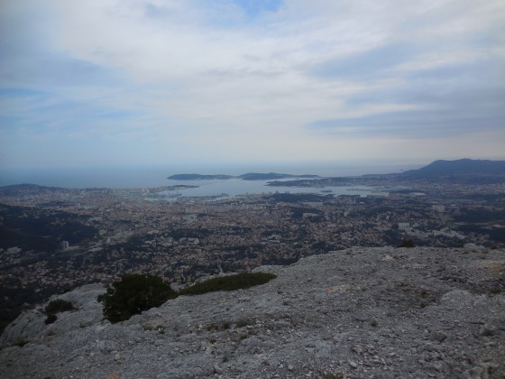 Du sommet du Cap Gros du Baou de Quatre Ouro (576m)