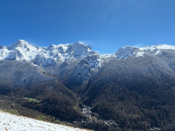 Eaux-Bonnes depuis la Montagne verte
