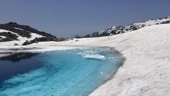 Eaux turquoises au Lac de l\'île