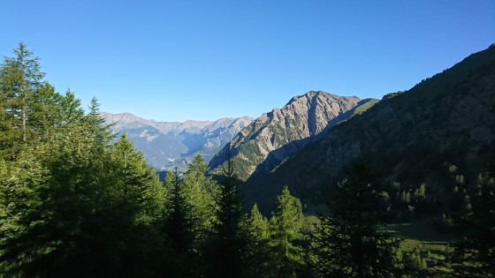Echancrure pour descendre vers les Florins