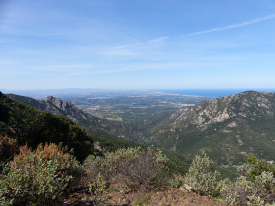 échappée vers la plaine et la côte