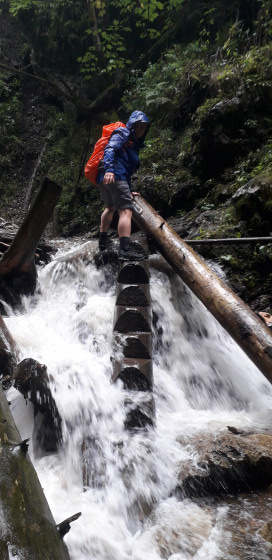 Eclabouss&eacute;s par les cascades
