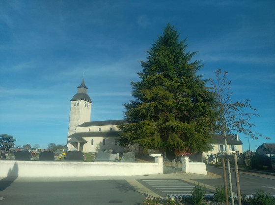 Eglise d'Andoins et son cimetière