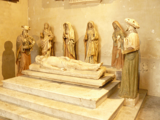 Eglise de Jouarre. La mise au tombeau