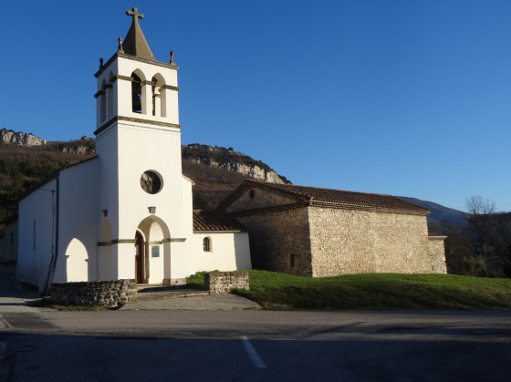 Eglise de Souspierre, d&eacute;di&eacute;e &agrave; Saint S&eacute;bastien.