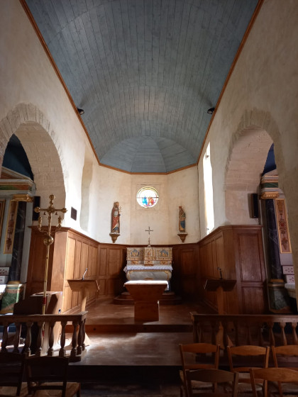 église Saint-Pierre-aux-Liens à Lamber , commune de Ploumogeur