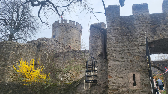 Eingang zum Schloss Alsbach, ehem. Burg Bickenbach