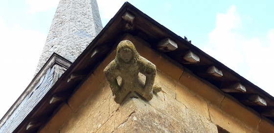 &Eacute;l&eacute;ment d&eacute;coratif de l'&eacute;glise de Raillicourt