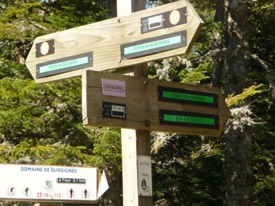Embranchement pour le tour de Pyfarat