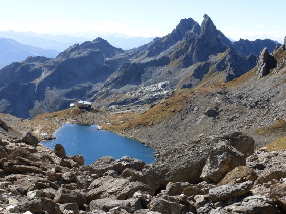 En arrivant au col du Grand Fond