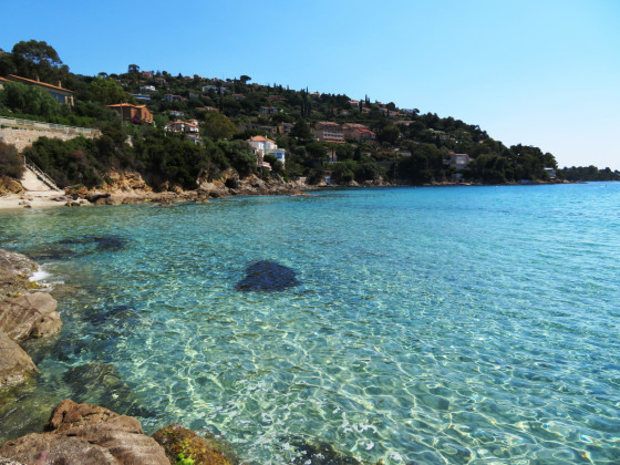en début des Calanques du Four des Maures
