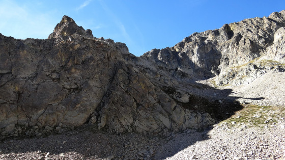 En descendant du Pas du Mont Colomb