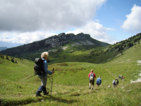 En dessous du col d\'Hurtières