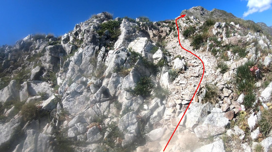 En dessous du Col de Menoux