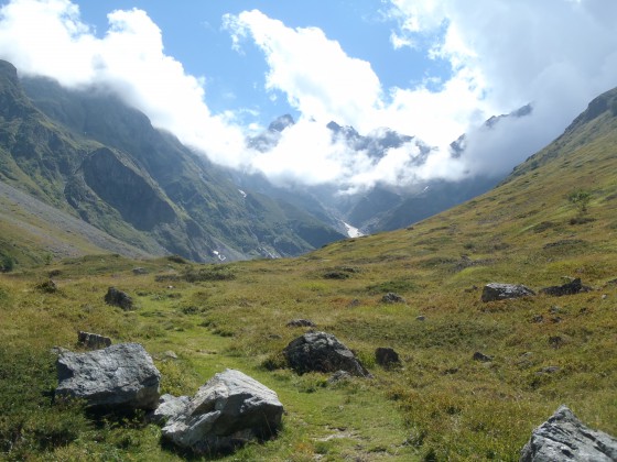 En direction de la cabane de l\'aup