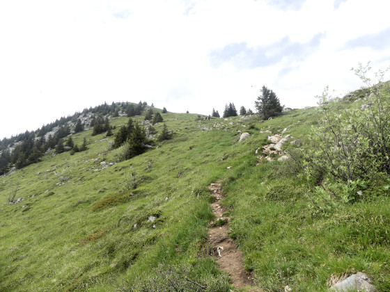En direction de la Pointe d’Andey