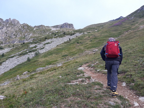 En direction du col de Sarvatan