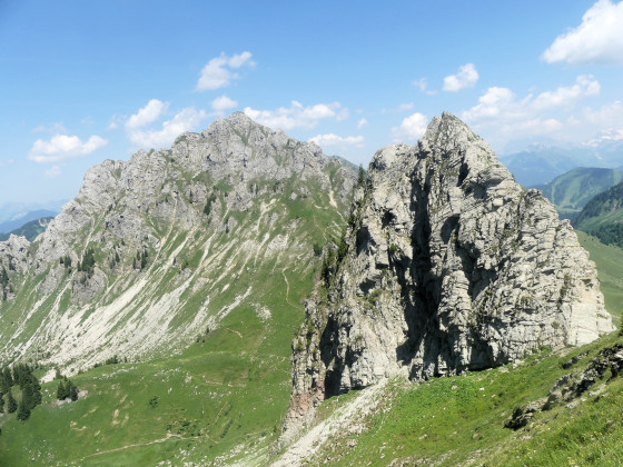 En direction du Col de Vésinaz