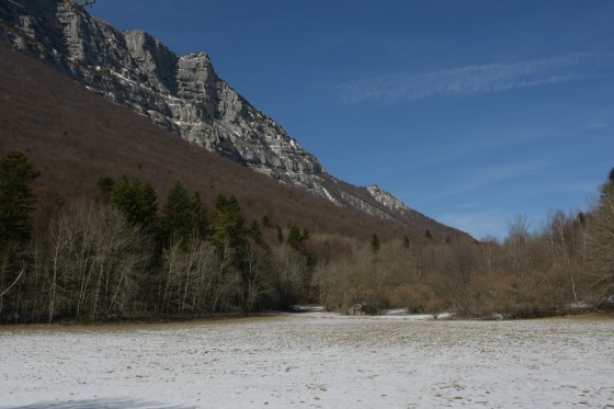 en direction du Nord, le Moucherotte