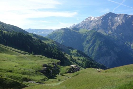En montant, peu après le forest des estaris