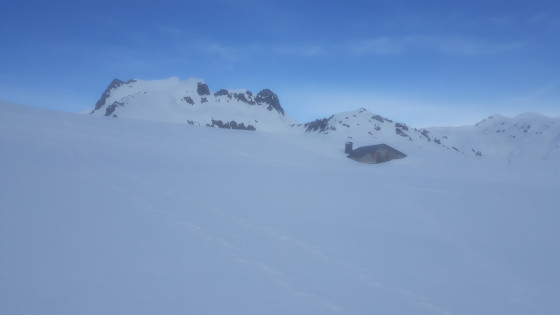 En montant, vue sur le Sommet