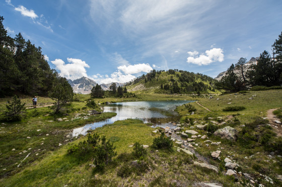 En quittant le lac d'Aumar (ou en revenant du col d'Aumar)