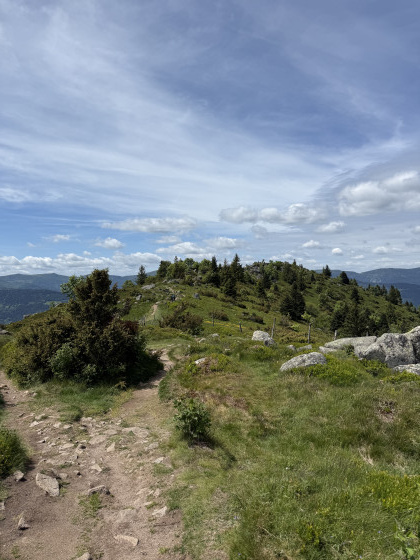 En redescendant du petit ballon