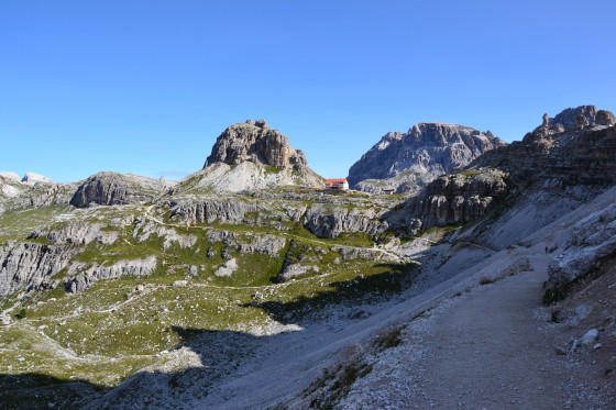 En route vers le Refuge Locatelli