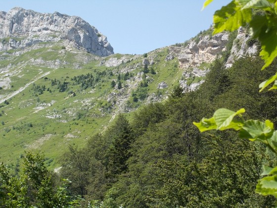 En vue du col de l\'Arc