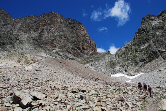 En vue du pas de l'Olan