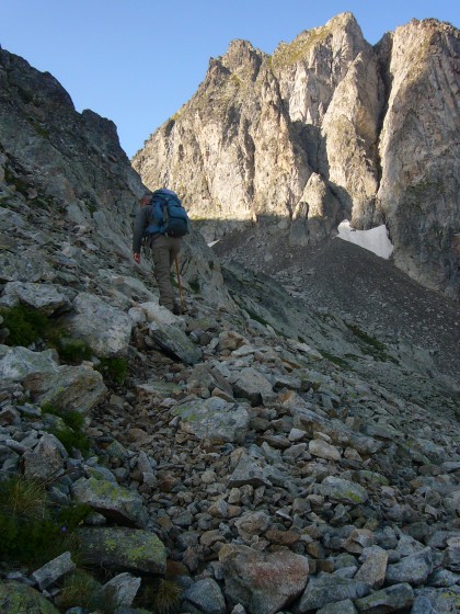 Entre le col d\'Ilhéou et la brêche du Barbat