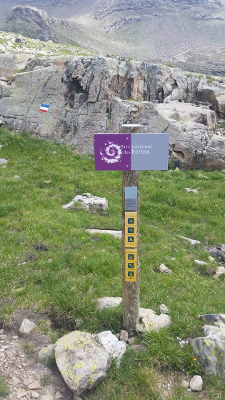 Entrée dans parc national des Ecrins