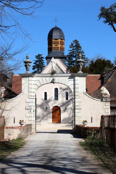 Entrée de l\'Abbaye de Saint-Cyran-en-Brenne