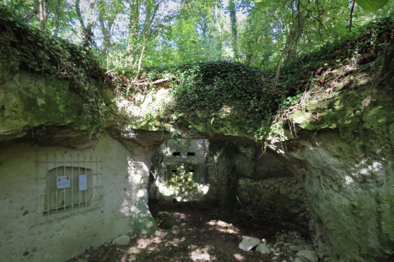entrée de la grotte