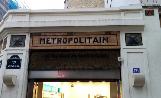 Entrée de métro