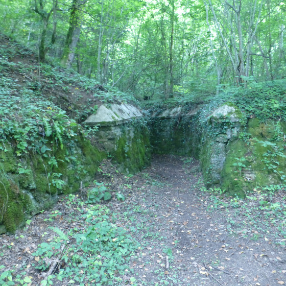 Entrée du blockhaus
