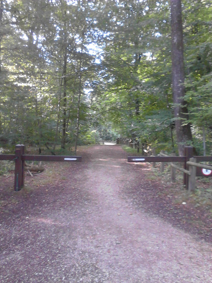 Entrée du parcours des Faux