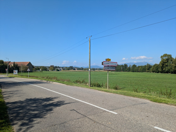 Entrée du village de Schweighouse