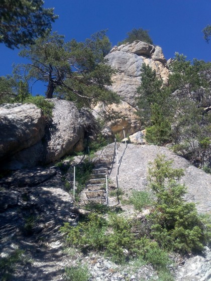 Escalier métallique