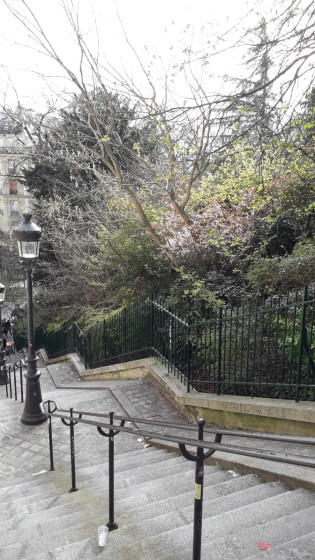Escaliers rue Maurice Utrillo