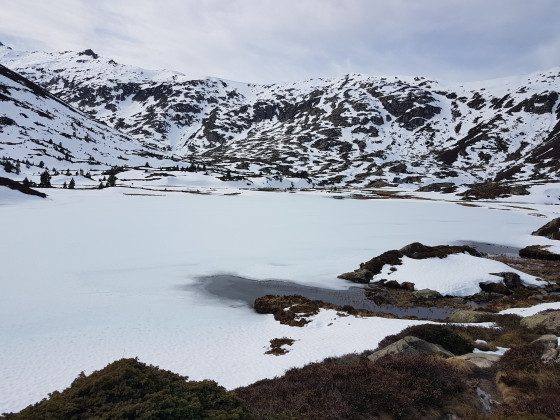 Etang majeur gelé