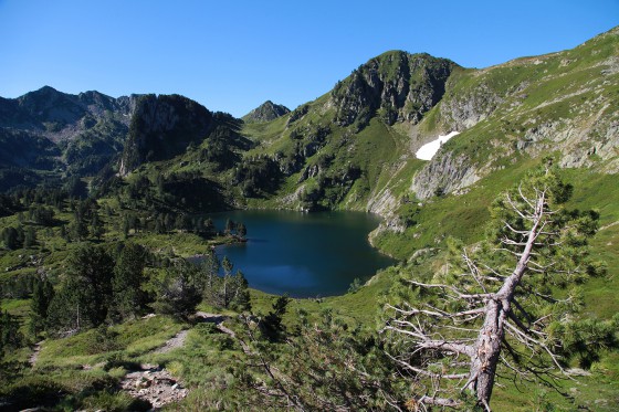 Etang Noir avant le Col de l'Ours