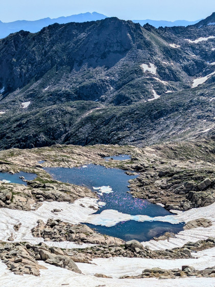 Etangs en amont des étangs de lavant de l\'escale