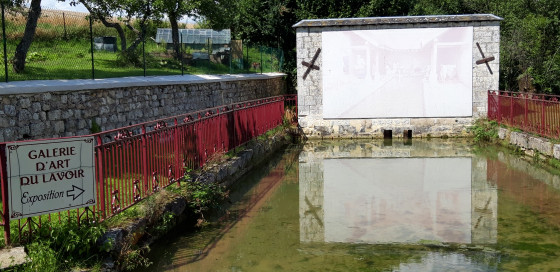 Exposition au lavoir de Barbaise